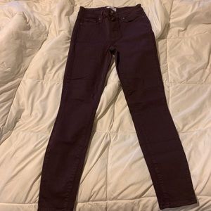 Paige Jeans Maroon